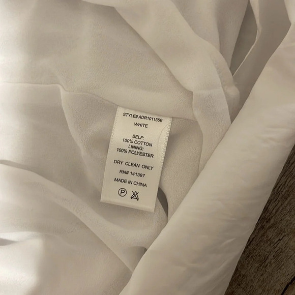 NWT!! ASTR - The Label White Cotton Puff Sleeves Midi Dres - Size Medium - Picture 10 of 10